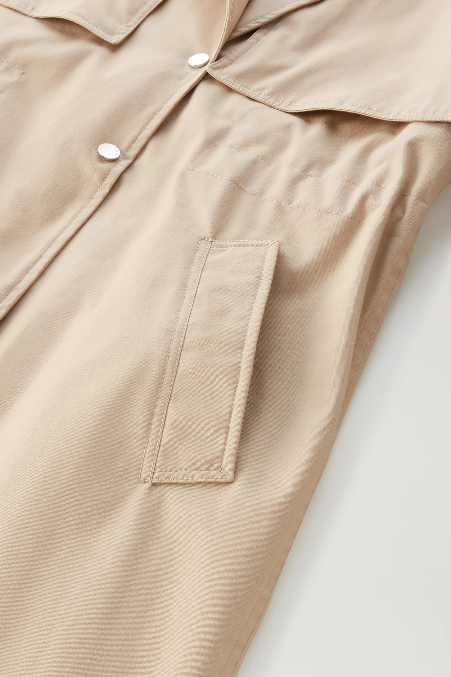 Woolrich Trench Havice In Puro Cotone - Donna - Beige 11 Woolrich Trench Havice In Puro Cotone - Donna - Beige - immagine 9