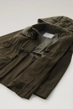 Woolrich Giacca Utility In Soft Eco Ramar Con Cappuccio - Donna - Verde 24 Woolrich Giacca Utility In Soft Eco Ramar Con Cappuccio - Donna - Verde -Offerta Economica Vestiario CFWWOU0840FRUT3335 614 10