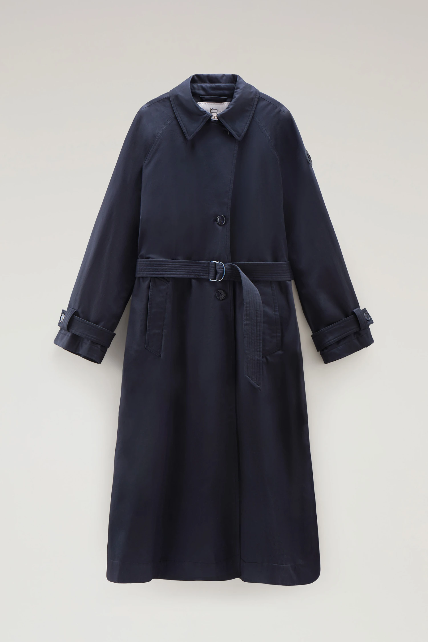 Woolrich Trench Lakeside In Cotone - Donna - Blu 7 Woolrich Trench Lakeside In Cotone - Donna - Blu - immagine 5