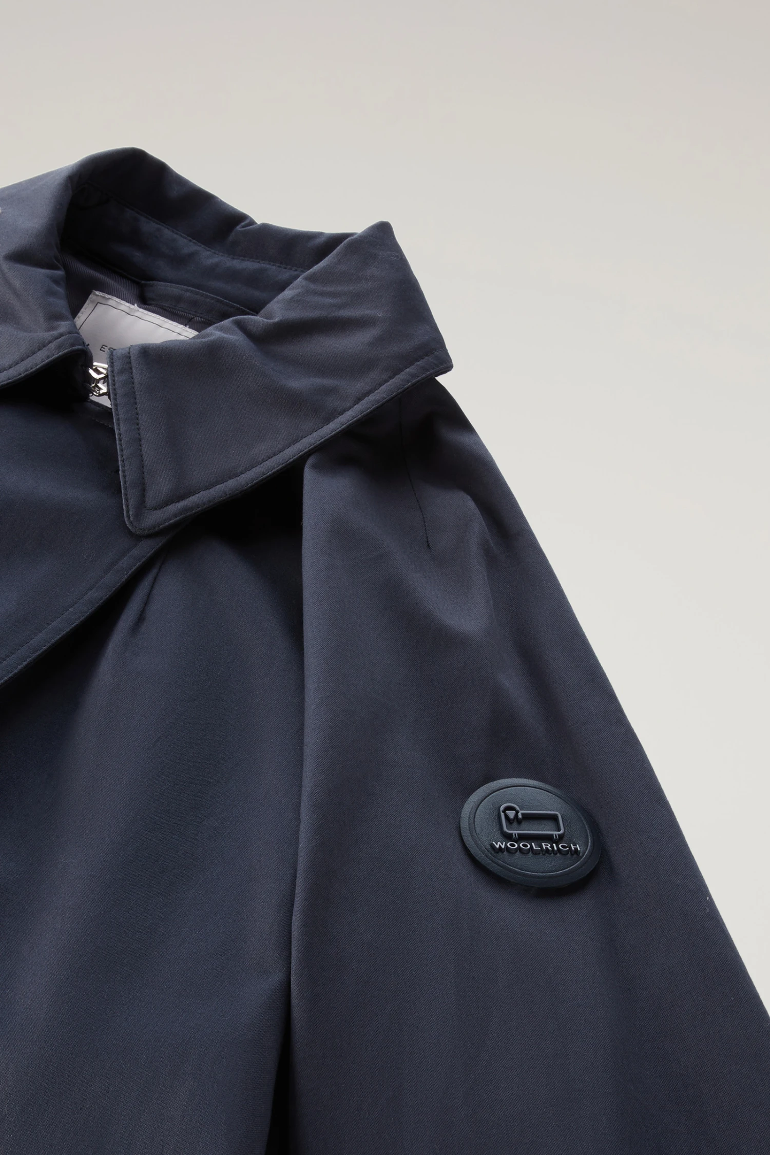 Woolrich Trench Lakeside In Cotone - Donna - Blu 9 Woolrich Trench Lakeside In Cotone - Donna - Blu - immagine 7