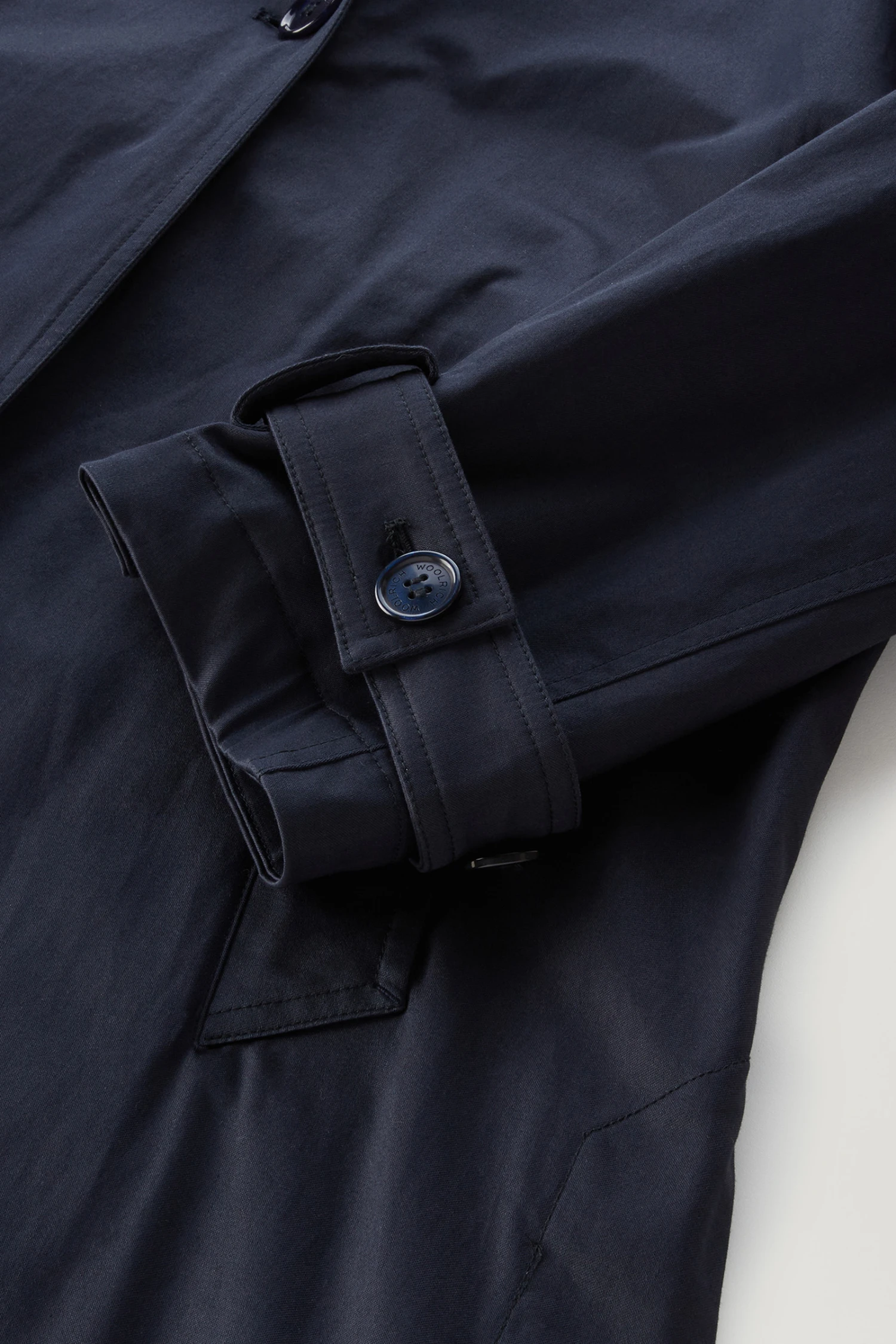 Woolrich Trench Lakeside In Cotone - Donna - Blu 10 Woolrich Trench Lakeside In Cotone - Donna - Blu - immagine 8