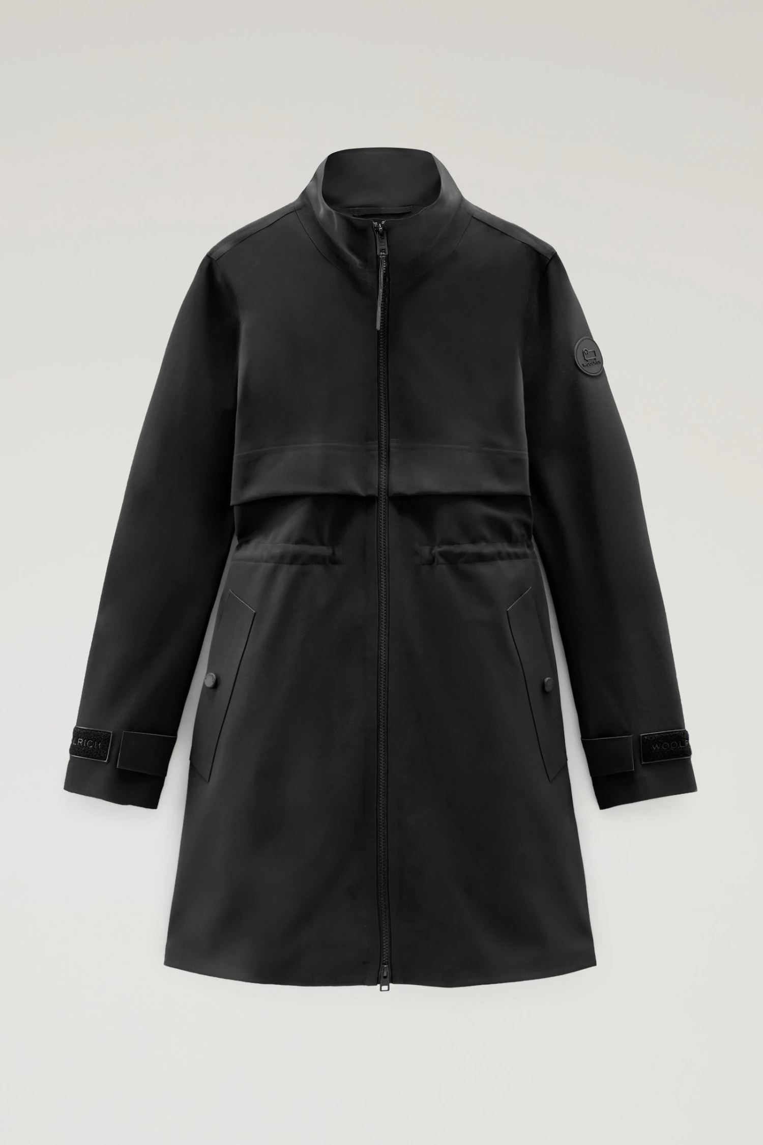 Woolrich Giacca Lunga Pequea In Nylon Elasticizzato - Donna - Nero 7 Woolrich Giacca Lunga Pequea In Nylon Elasticizzato - Donna - Nero - immagine 5