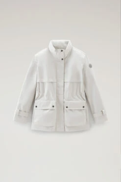Woolrich Giacca Havice Con Cappuccio Richiudibile - Donna - Bianco -Offerta Economica Vestiario CFWWOU0848FRUT1974 1582 4