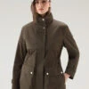 Woolrich Giacca Havice Con Cappuccio Richiudibile - Donna - Verde