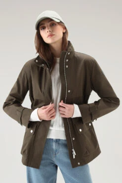 Woolrich Giacca Havice Con Cappuccio Richiudibile - Donna - Verde -Offerta Economica Vestiario CFWWOU0848FRUT1974 614 3