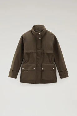 Woolrich Giacca Havice Con Cappuccio Richiudibile - Donna - Verde -Offerta Economica Vestiario CFWWOU0848FRUT1974 614 4