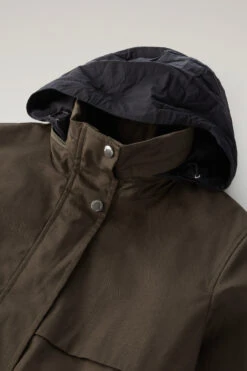 Woolrich Giacca Havice Con Cappuccio Richiudibile - Donna - Verde -Offerta Economica Vestiario CFWWOU0848FRUT1974 614 6