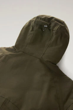 Woolrich Parka Lungo In Ramar Cloth Con Dettagli Western - Donna - Verde -Offerta Economica Vestiario CFWWOU0854FRUT3490 614 8