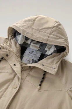 Woolrich Parka Lungo In Ramar Cloth Con Dettagli Western - Donna - Beige -Offerta Economica Vestiario CFWWOU0854FRUT3490 8925 5