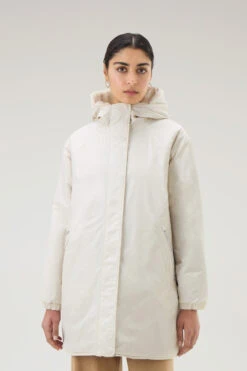 Woolrich Teddy Parka Double Face - Donna - Bianco -Offerta Economica Vestiario CFWWOU0856FRUT3128 8743 3