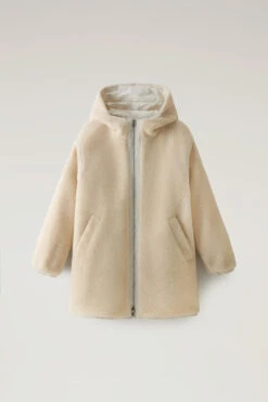 Woolrich Teddy Parka Double Face - Donna - Bianco -Offerta Economica Vestiario CFWWOU0856FRUT3128 8743 4