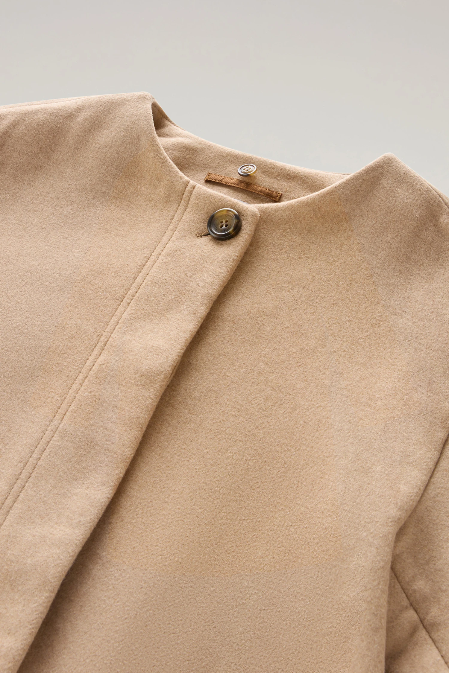 Woolrich Parka 2 In 1 In Misto Lana Manteco - Donna - Marrone 9 Woolrich Parka 2 In 1 In Misto Lana Manteco - Donna - Marrone - immagine 7