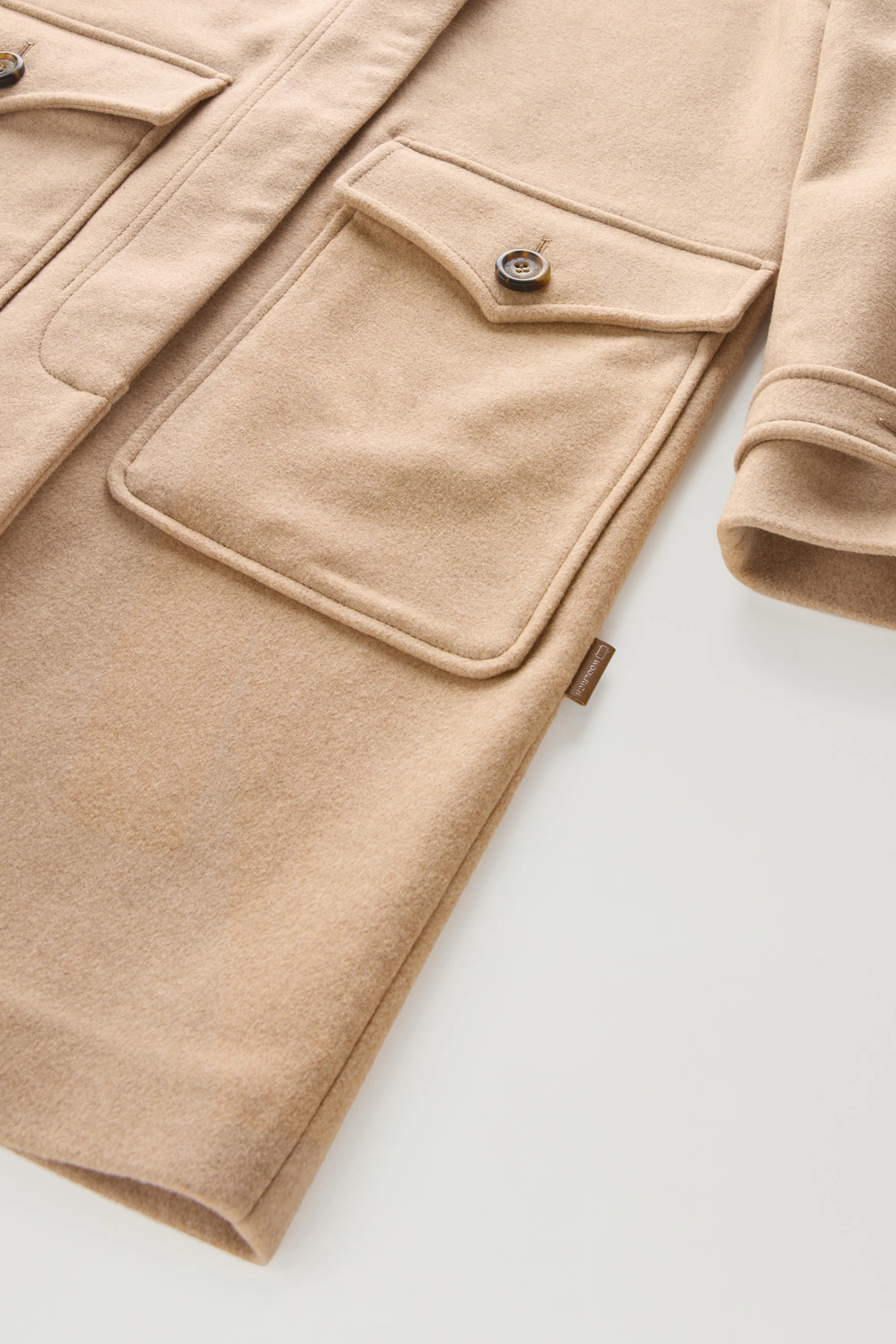 Woolrich Parka 2 In 1 In Misto Lana Manteco - Donna - Marrone 10 Woolrich Parka 2 In 1 In Misto Lana Manteco - Donna - Marrone - immagine 8