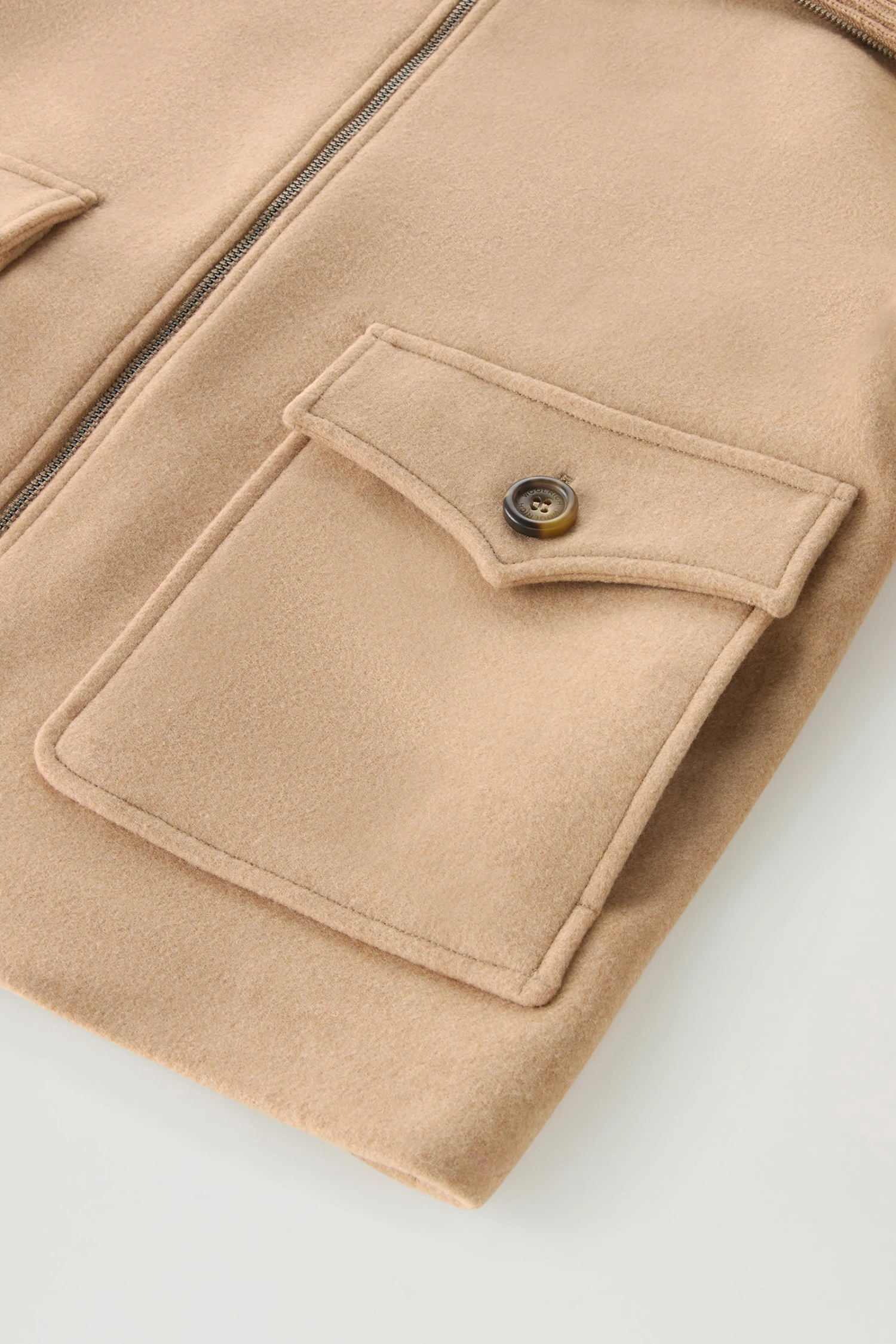 Woolrich Giacca In Misto Lana Manteco - Donna - Marrone 9 Woolrich Giacca In Misto Lana Manteco - Donna - Marrone - immagine 7