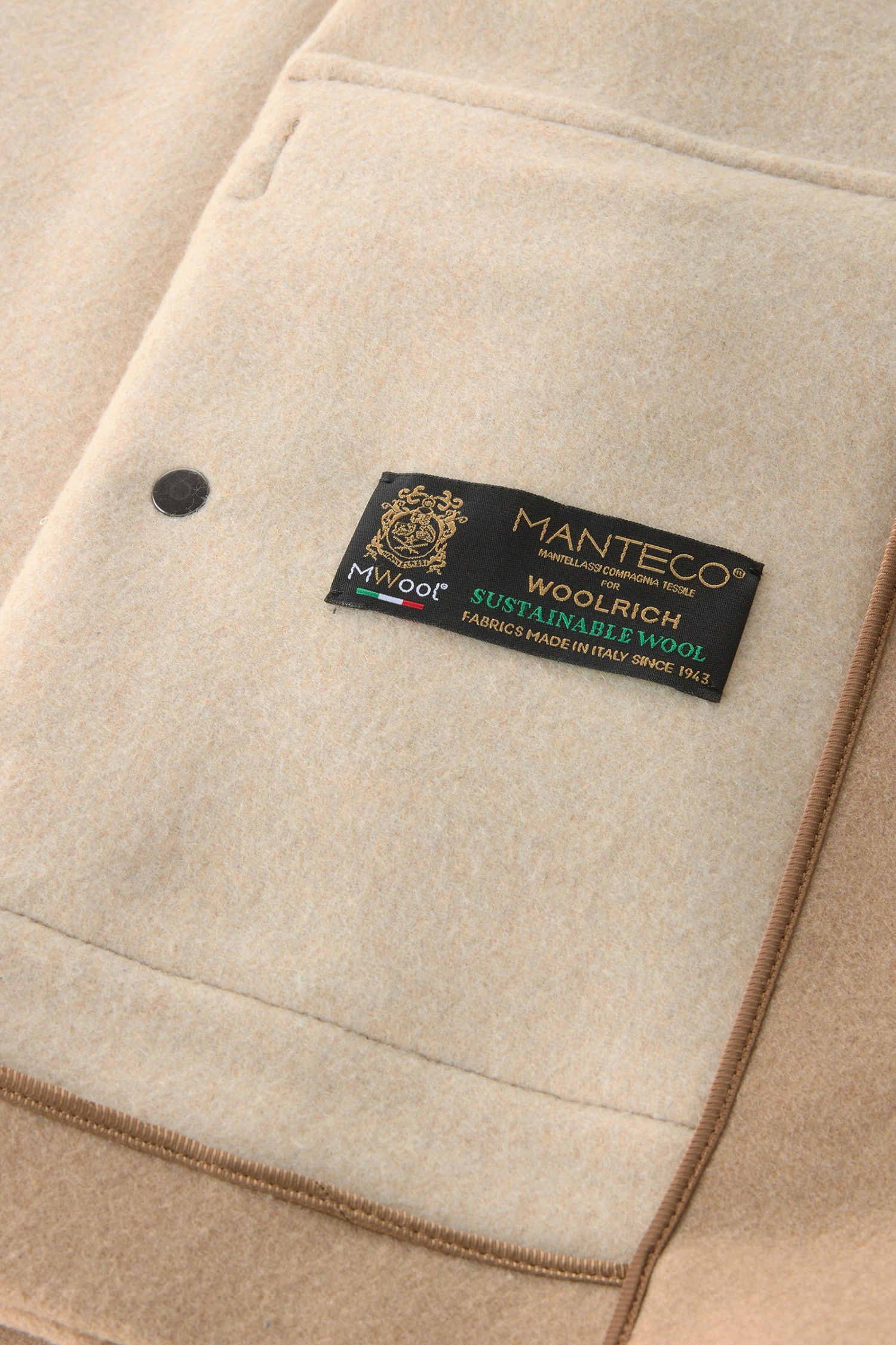 Woolrich Giacca In Misto Lana Manteco - Donna - Marrone 12 Woolrich Giacca In Misto Lana Manteco - Donna - Marrone - immagine 10