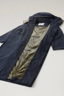 Woolrich Cappotto 3 In 1 Con Cappuccio E Giacca Trapuntata Removibili - Donna - Blu -Offerta Economica Vestiario CFWWOU0894FRUT3339 3989 12