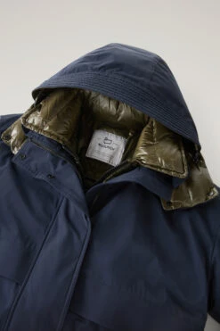 Woolrich Cappotto 3 In 1 Con Cappuccio E Giacca Trapuntata Removibili - Donna - Blu -Offerta Economica Vestiario CFWWOU0894FRUT3339 3989 7