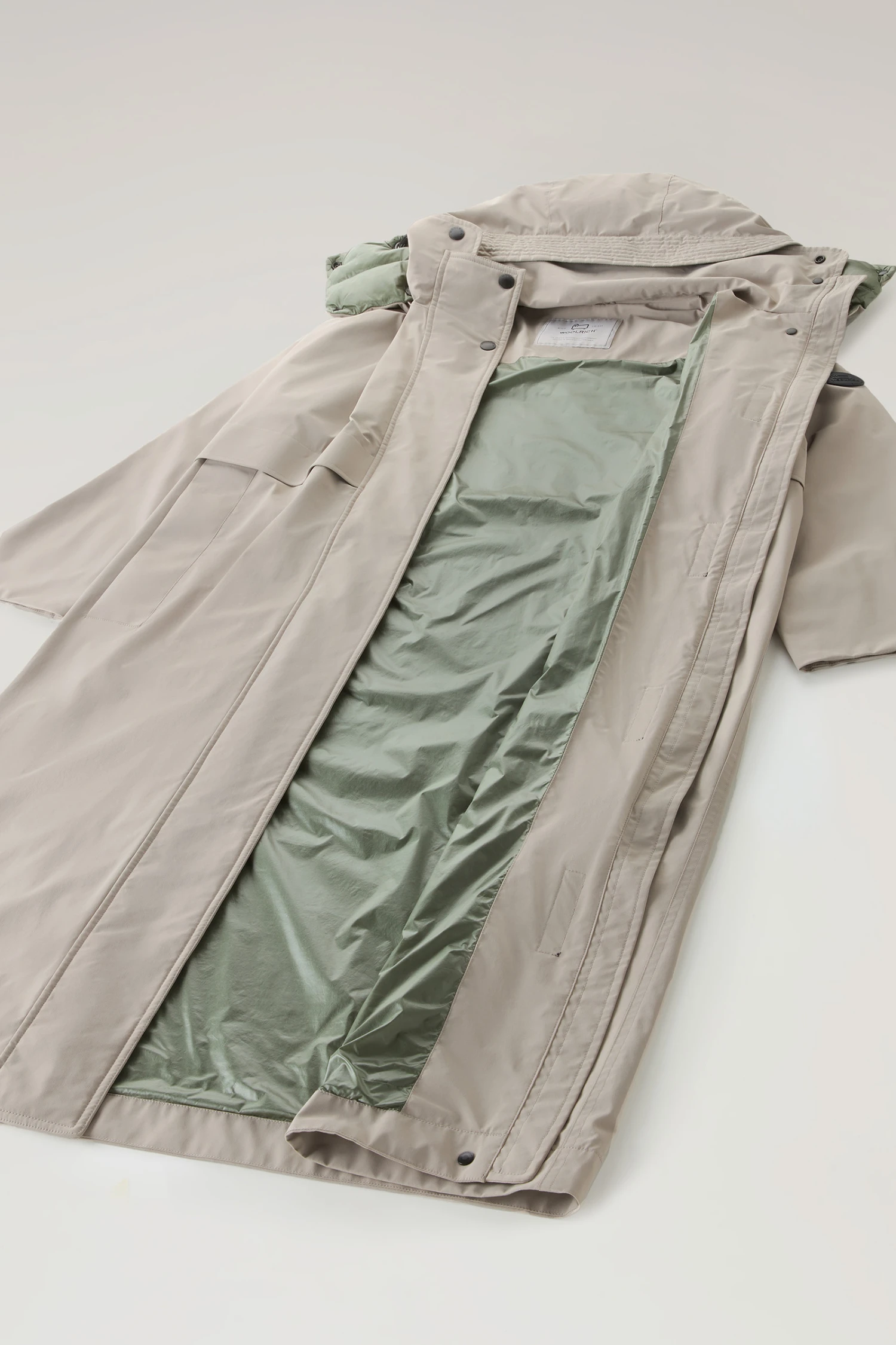 Woolrich Cappotto 3 In 1 Con Cappuccio E Giacca Trapuntata Removibili - Donna - Marrone 15 Woolrich Cappotto 3 In 1 Con Cappuccio E Giacca Trapuntata Removibili - Donna - Marrone - immagine 13