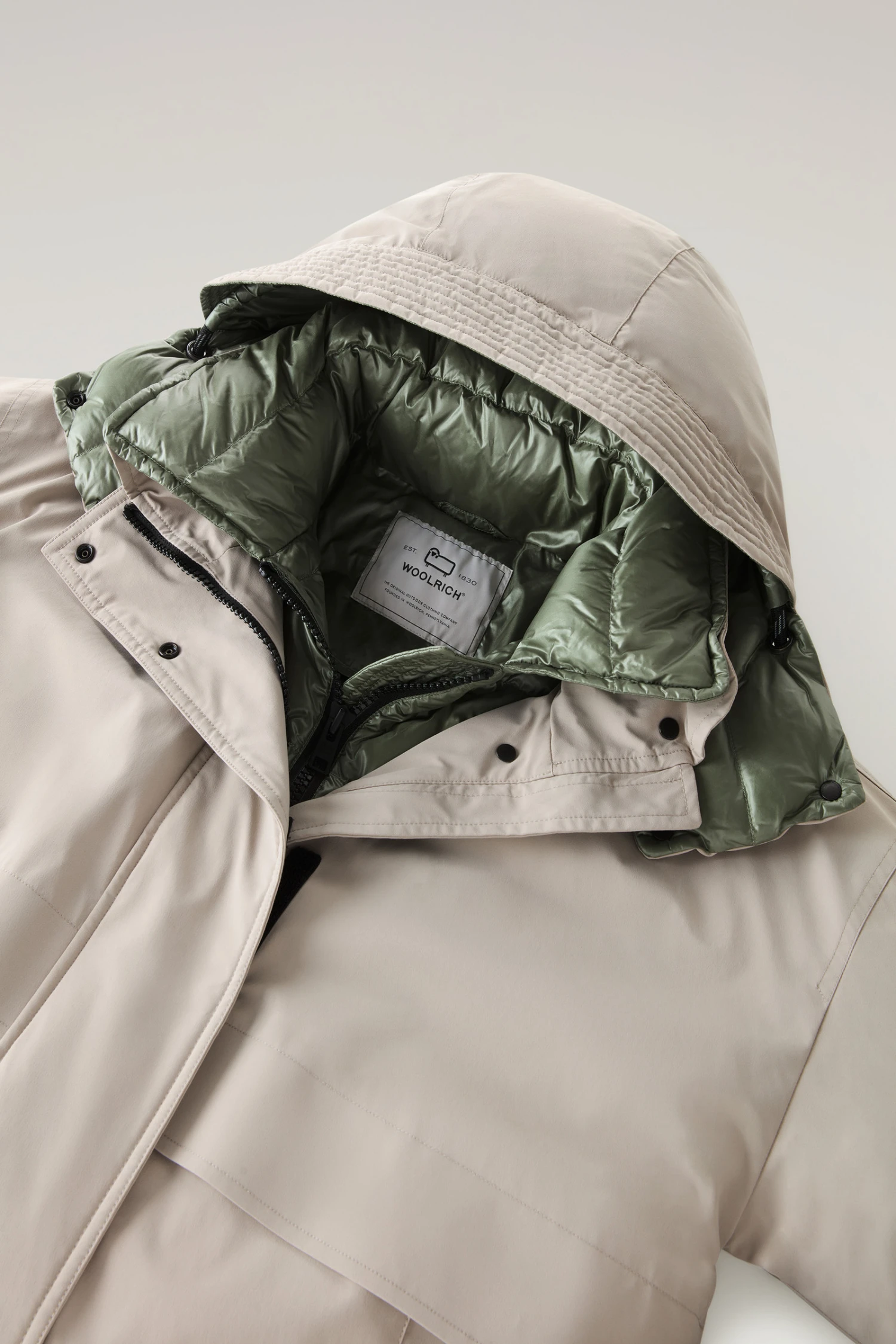 Woolrich Cappotto 3 In 1 Con Cappuccio E Giacca Trapuntata Removibili - Donna - Marrone 10 Woolrich Cappotto 3 In 1 Con Cappuccio E Giacca Trapuntata Removibili - Donna - Marrone - immagine 8