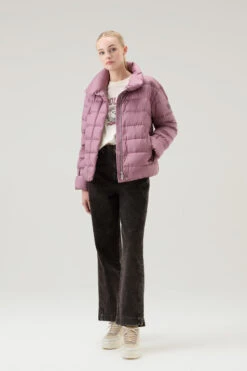 Woolrich Piumino Ellis Trapuntato In Microfibra - Donna - Rosa 12 Woolrich Piumino Ellis Trapuntato In Microfibra - Donna - Rosa -Offerta Economica Vestiario CFWWOU0906FRUT2635 4013 1