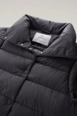 Woolrich Gilet Lungo Ellis Trapuntato In Microfibra - Donna - Nero -Offerta Economica Vestiario CFWWOU0908FRUT2635 100 5