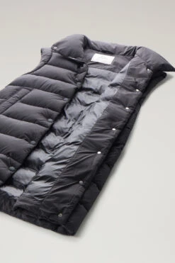 Woolrich Gilet Lungo Ellis Trapuntato In Microfibra - Donna - Nero -Offerta Economica Vestiario CFWWOU0908FRUT2635 100 7