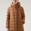 Woolrich Piumino Lungo Ellis Trapuntato In Microfibra - Donna - Marrone 1 Woolrich Piumino Lungo Ellis Trapuntato In Microfibra - Donna - Marrone -Offerta Economica Vestiario CFWWOU0909FRUT2635 7370