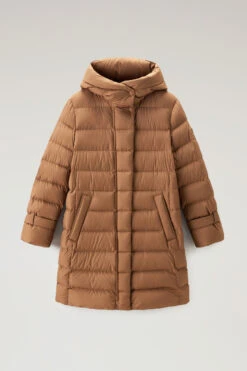 Woolrich Piumino Lungo Ellis Trapuntato In Microfibra - Donna - Marrone 15 Woolrich Piumino Lungo Ellis Trapuntato In Microfibra - Donna - Marrone -Offerta Economica Vestiario CFWWOU0909FRUT2635 7370 4