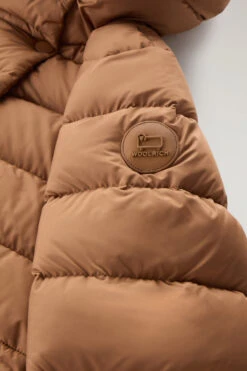 Woolrich Piumino Lungo Ellis Trapuntato In Microfibra - Donna - Marrone 17 Woolrich Piumino Lungo Ellis Trapuntato In Microfibra - Donna - Marrone -Offerta Economica Vestiario CFWWOU0909FRUT2635 7370 6