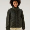 Woolrich Giacca Camo Con Cappuccio Richiudibile - Donna - Verde