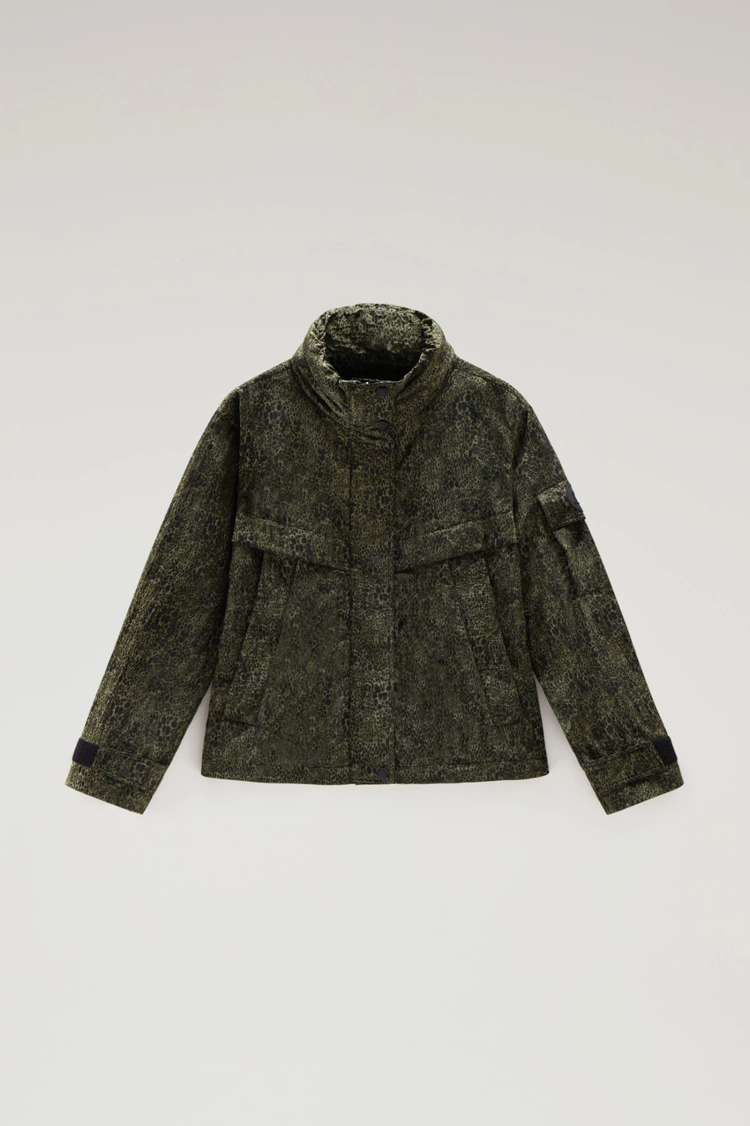 Woolrich Giacca Camo Con Cappuccio Richiudibile - Donna - Verde 7 Woolrich Giacca Camo Con Cappuccio Richiudibile - Donna - Verde - immagine 5