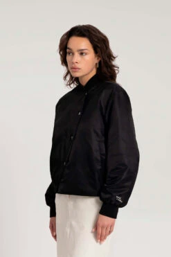 Bomber Swan Imbottito In Raso Di Nylon - Daniëlle Cathari / Woolrich - Donna - Nero -Offerta Economica Vestiario CFWWOU0937FRUT3532 100 3
