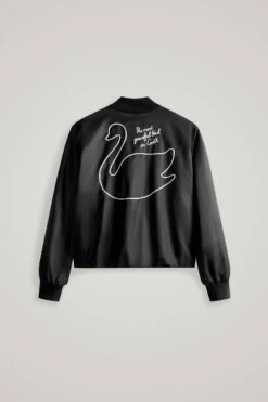 Bomber Swan Imbottito In Raso Di Nylon - Daniëlle Cathari / Woolrich - Donna - Nero -Offerta Economica Vestiario CFWWOU0937FRUT3532 100 6