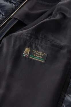 Woolrich Cappotto Sideline 2 In 1 In Misto Lana Riciclata Manteco - Donna - Blu 23 Woolrich Cappotto Sideline 2 In 1 In Misto Lana Riciclata Manteco - Donna - Blu -Offerta Economica Vestiario CFWWOU0943FRUT3492 3989 10