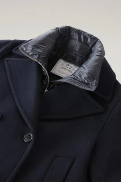 Woolrich Cappotto Sideline 2 In 1 In Misto Lana Riciclata Manteco - Donna - Blu 18 Woolrich Cappotto Sideline 2 In 1 In Misto Lana Riciclata Manteco - Donna - Blu -Offerta Economica Vestiario CFWWOU0943FRUT3492 3989 5