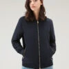 Woolrich Bomber Charlotte In Urban Touch - Donna - Blu -Offerta Economica Vestiario CFWWOU0945FRUT3128 3989