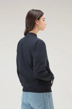 Woolrich Bomber Charlotte In Urban Touch - Donna - Blu -Offerta Economica Vestiario CFWWOU0945FRUT3128 3989 2