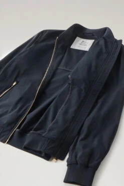 Woolrich Bomber Charlotte In Urban Touch - Donna - Blu -Offerta Economica Vestiario CFWWOU0945FRUT3128 3989 8