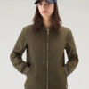 Woolrich Bomber Charlotte In Urban Touch - Donna - Verde -Offerta Economica Vestiario CFWWOU0945FRUT3128 614