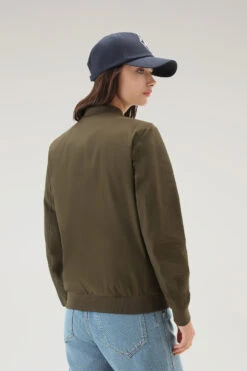 Woolrich Bomber Charlotte In Urban Touch - Donna - Verde -Offerta Economica Vestiario CFWWOU0945FRUT3128 614 2
