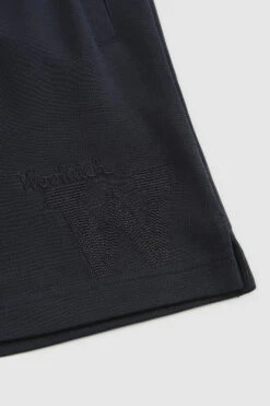 Woolrich Pantaloncini American In Cotone Felpato - Donna - Blu -Offerta Economica Vestiario CFWWSH0016FRUT2978 3989 6