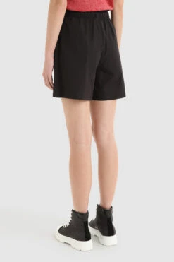 Woolrich Pantaloncini In Popeline Di Cotone - Donna - Nero -Offerta Economica Vestiario CFWWSH0021FRUT3027 100 2