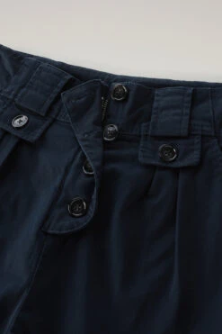 Woolrich Pantaloncini In Twill Di Cotone Elasticizzato Tinti In Capo - Donna - Blu 13 Woolrich Pantaloncini In Twill Di Cotone Elasticizzato Tinti In Capo - Donna - Blu -Offerta Economica Vestiario CFWWSH0025FRUT3343 3989 4