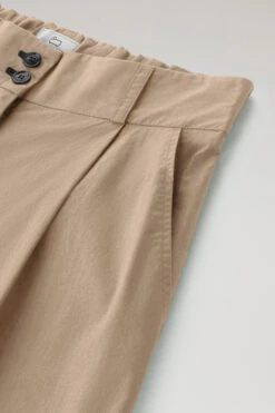 Woolrich Pantaloncini In Popeline Di Puro Cotone - Donna - Beige 14 Woolrich Pantaloncini In Popeline Di Puro Cotone - Donna - Beige -Offerta Economica Vestiario CFWWSH0027FRUT3027 8925 5