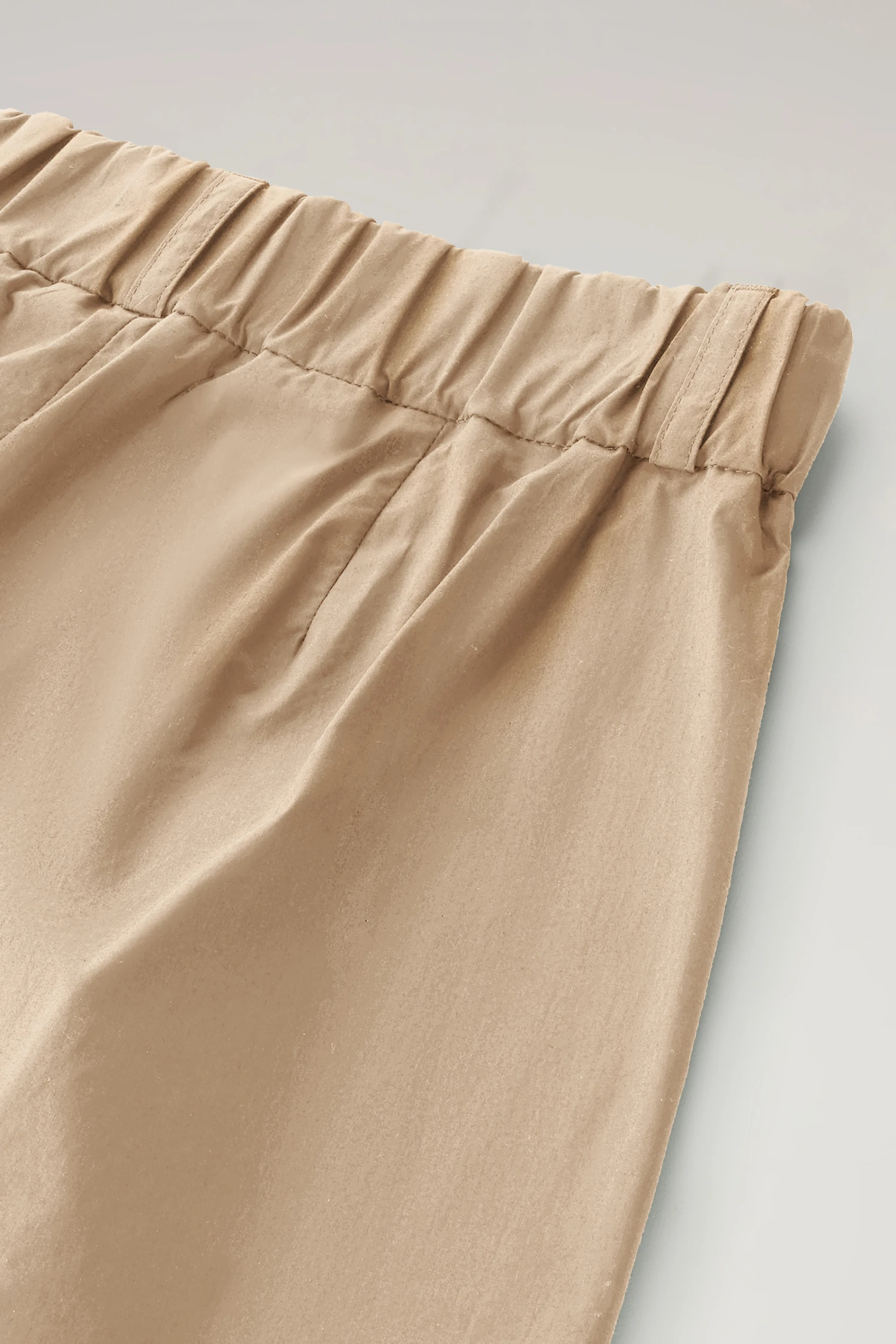 Woolrich Pantaloncini In Popeline Di Puro Cotone - Donna - Beige 9 Woolrich Pantaloncini In Popeline Di Puro Cotone - Donna - Beige - immagine 7