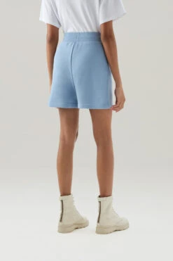 Woolrich Pantaloncini Leggeri In Puro Cotone - Donna - Blu -Offerta Economica Vestiario CFWWSH0029FRUT3024 30052 2