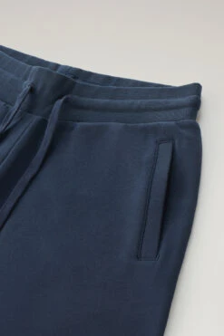 Woolrich Pantaloncini Leggeri In Puro Cotone - Donna - Blu -Offerta Economica Vestiario CFWWSH0029FRUT3024 3989 4