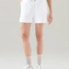 Woolrich Pantaloncini Leggeri In Puro Cotone - Donna - Bianco -Offerta Economica Vestiario CFWWSH0029FRUT3024 8041