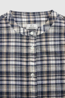 Woolrich Camicia In Cotone Con Maniche Ad Aletta - Donna - Blu 14 Woolrich Camicia In Cotone Con Maniche Ad Aletta - Donna - Blu -Offerta Economica Vestiario CFWWSI0112FRUT2909 30109 4