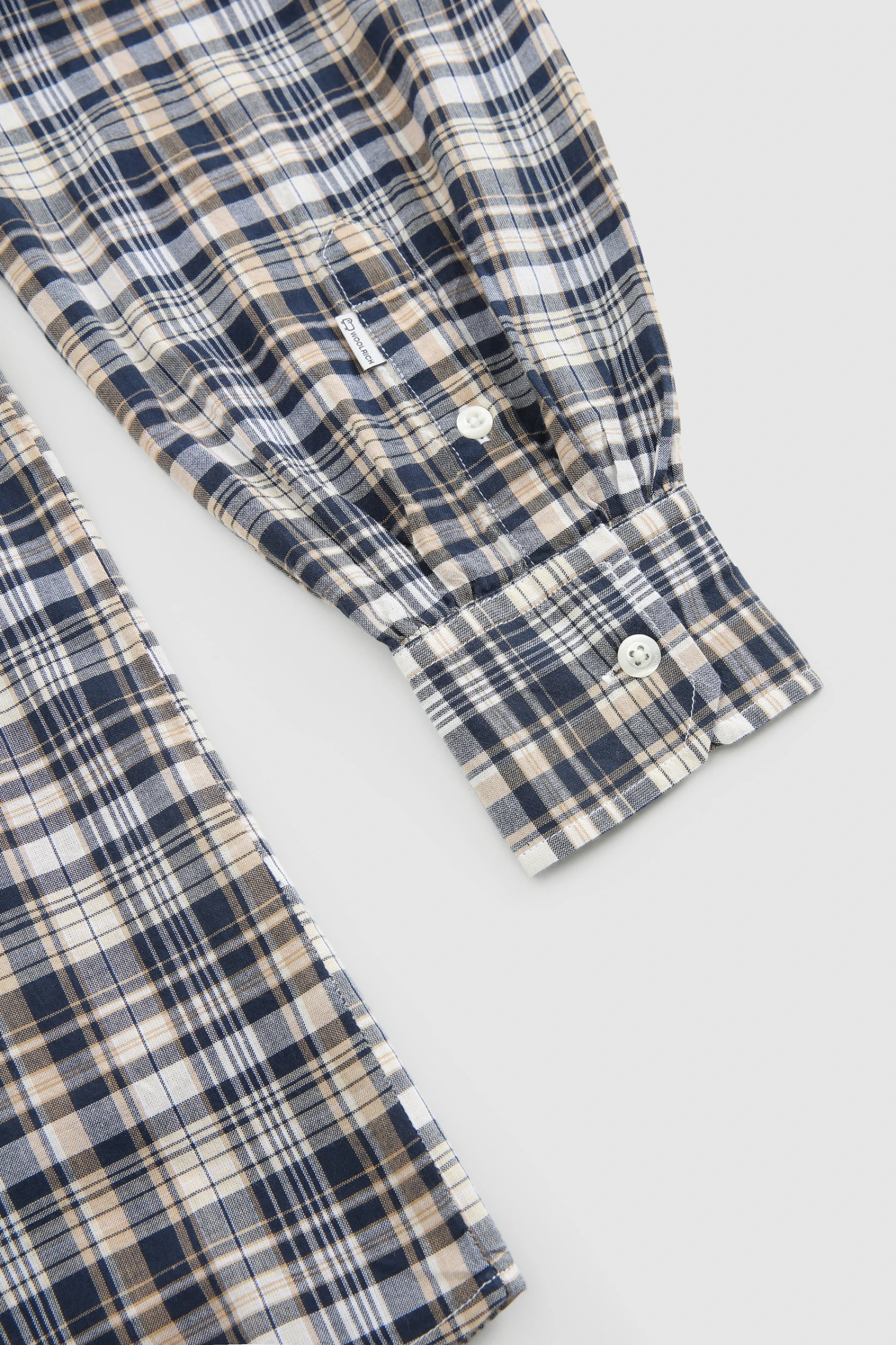 Woolrich Camicia In Cotone Con Maniche Ad Aletta - Donna - Blu 8 Woolrich Camicia In Cotone Con Maniche Ad Aletta - Donna - Blu - immagine 6